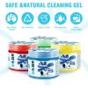 DNA MOTORING Car Cleaning Gels Auto Detailing Tools Cleaning Putty Car Interior Cleaner, Car Jelly Cleaner, Keyboard Cleaner, Car Cleaning Supplies Car Gifts for Men Women, Blue, TOOLS-00151(Blue+Red+Green+Yellow)