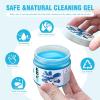 DNA MOTORING Car Cleaning Gels Auto Detailing Tools Cleaning Putty Car Interior Cleaner, Car Jelly Cleaner, Keyboard Cleaner, Car Cleaning Supplies Car Gifts for Men Women, Blue, TOOLS-00151(Blue)