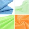 DNA MOTORING TOOLS-00258 Cleaning Towels Car Washing Microfiber Cloth for Auto Detailing Home Kitchen, 12×16 Inch, Yellow, Orange, Blue, Green,Pack of 24(12pcs CLEANING TOWEL)
