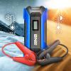 DNA MOTORING TOOLS-00269 12V 1500A 15000 mAh Multi-Function Portable Car Battery Jump Starter for Up to 7.0L Gas & 5.5L Diesel Engine, with Carry Case, White(Blue)