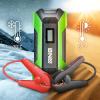 DNA MOTORING TOOLS-00269 12V 1500A 15000 mAh Multi-Function Portable Car Battery Jump Starter for Up to 7.0L Gas & 5.5L Diesel Engine, with Carry Case, White(Green)