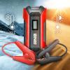 DNA MOTORING TOOLS-00269 12V 1500A 15000 mAh Multi-Function Portable Car Battery Jump Starter for Up to 7.0L Gas & 5.5L Diesel Engine, with Carry Case, White(Red)