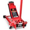DNA MOTORING Low Profile Hydraulic Trolley Service/Floor Jack, 3 Ton (6000 lbs) Capacity, Lifting Range 3″-20″, TOOLS-00235(Red)