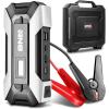 DNA MOTORING TOOLS-00269 12V 1500A 15000 mAh Multi-Function Portable Car Battery Jump Starter for Up to 7.0L Gas & 5.5L Diesel Engine, with Carry Case, White(White)
