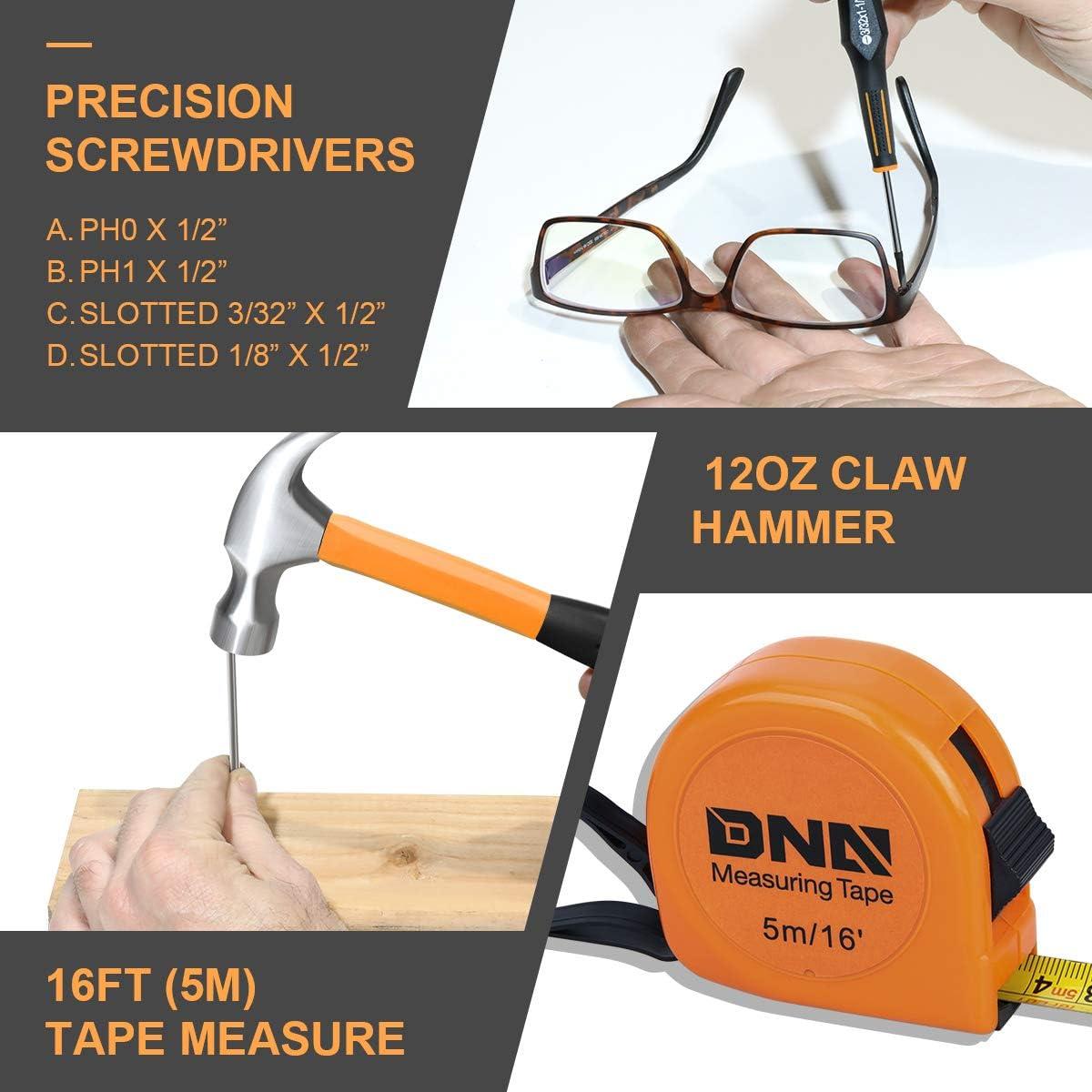 imageDNA MOTORING 27pcs 12V 1300mAh Cordless Drill Set Drill Driver Home Tool Kits Combination Tool Set Tool Kit with Drill For Home DIY Maintenance Orange TOOLS00016Orange