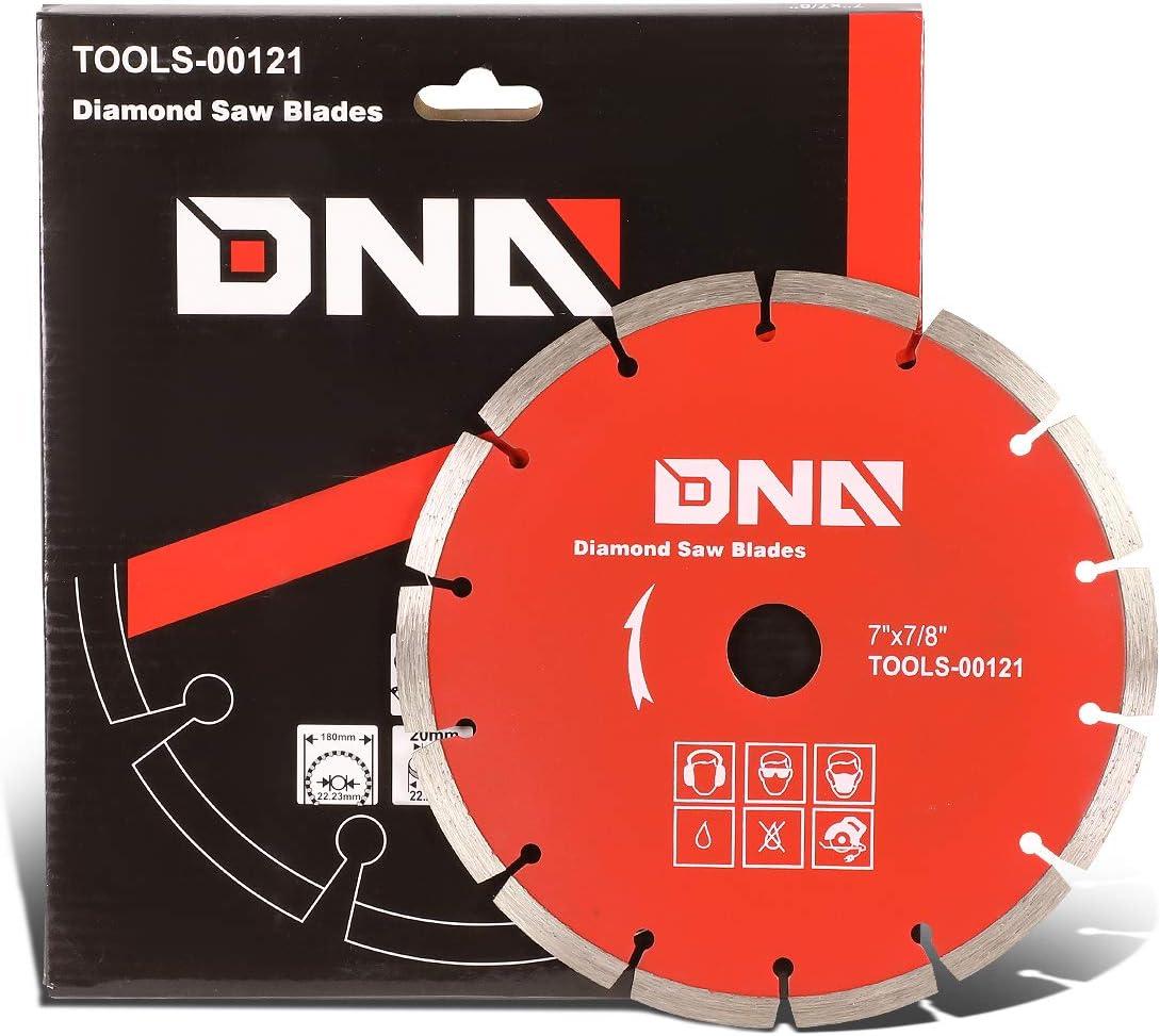 imageDNA MOTORING TOOLS00121 7 X 78 in Diamond Saw Blade  DryWet Steel CutOff Disc with Thin Kerf Sharp Edges for Concrete Stone Brick Masonry Cutting7 inches