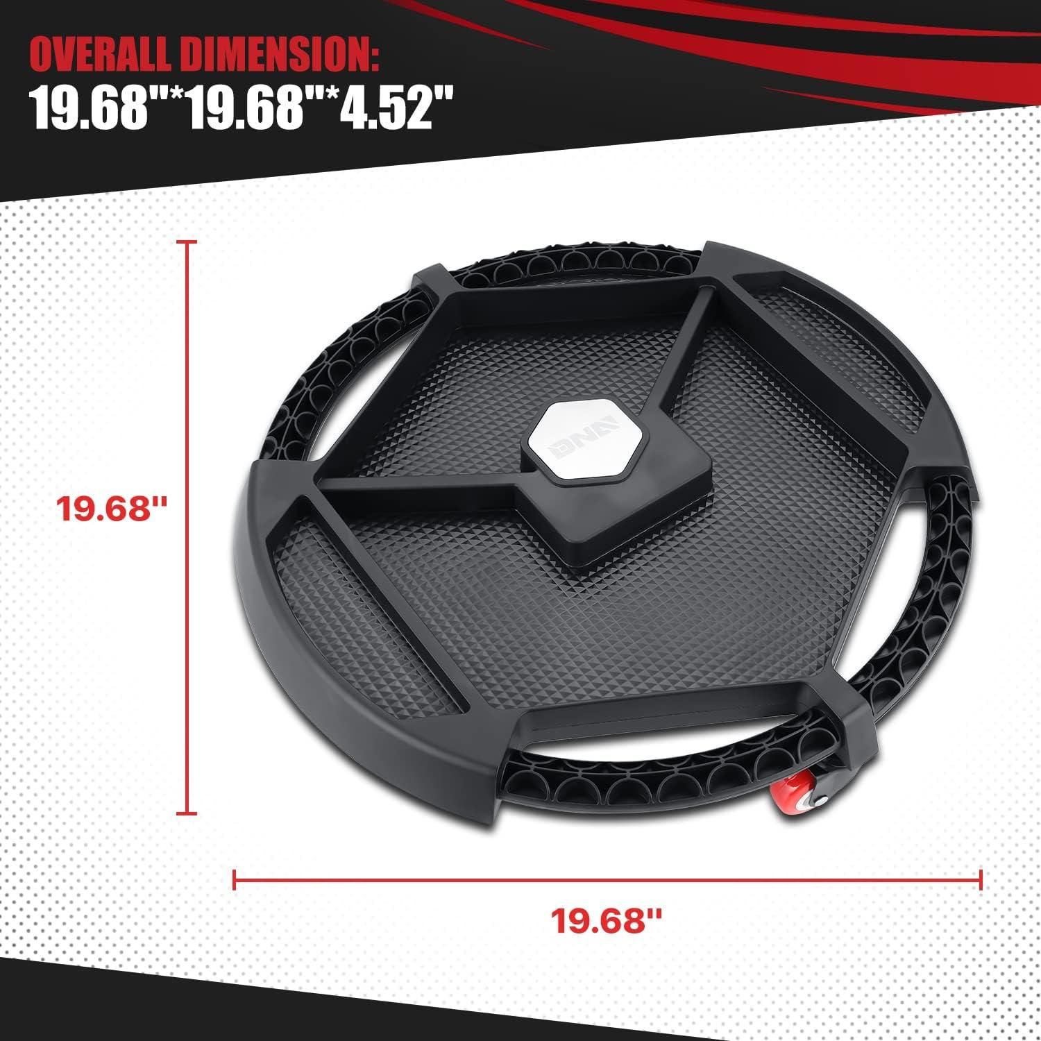 imageDNA MOTORING TOOLS00199 Automotive Rolling Tool Creeper with Lamp 3 X 2 Swivel Casters 30 lbs Load Capacity BlackRotundity W light