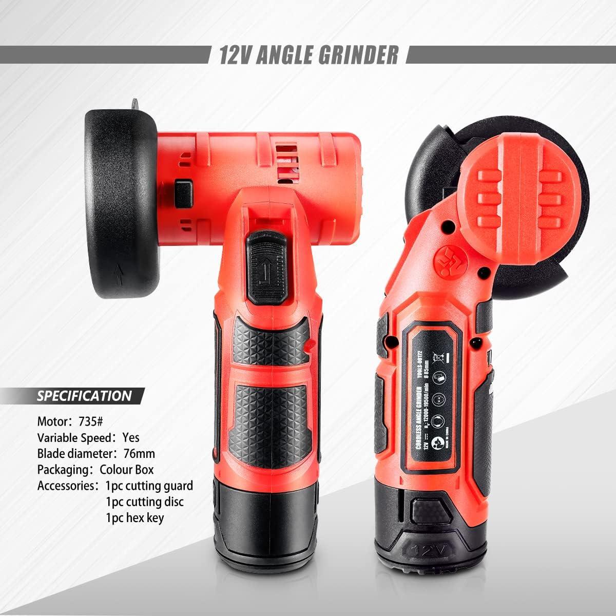 imageDNA MOTORING TOOLS00236 Rechargeable 36V Cordless Electric Screwdriver Tool Kit with LED Worklight BlueRed