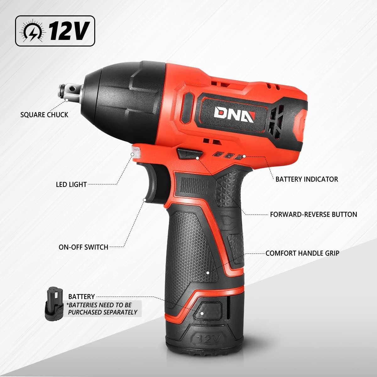 imageDNA MOTORING TOOLS00236 Rechargeable 36V Cordless Electric Screwdriver Tool Kit with LED Worklight BlueRed