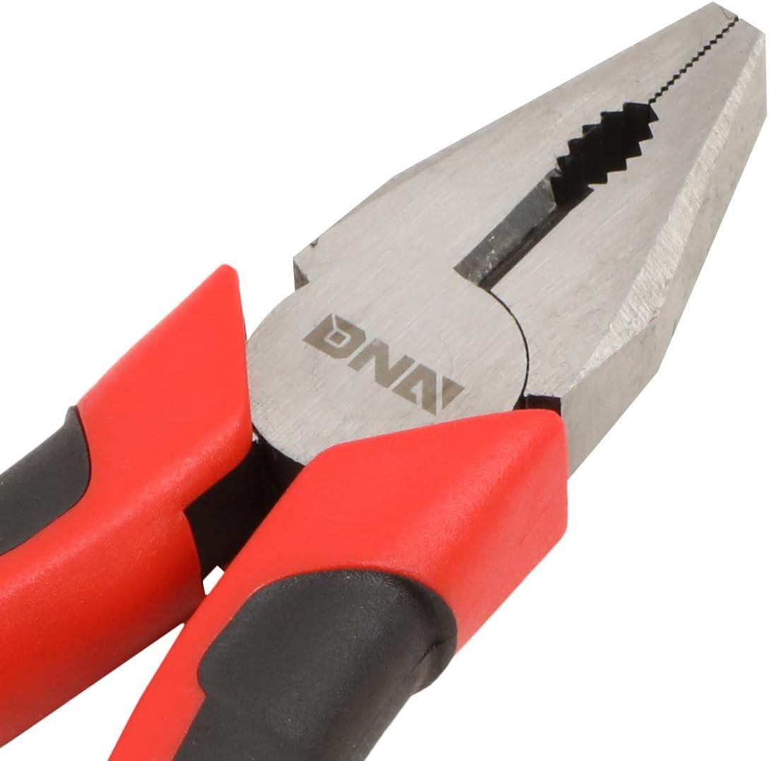 imageDNA Motoring TOOLS00058 2 Piece Pliers Set  612 inch Hand Tools wDurable Jaws Milled Teeth HotRiveted Joint2 PCS  612 Inch