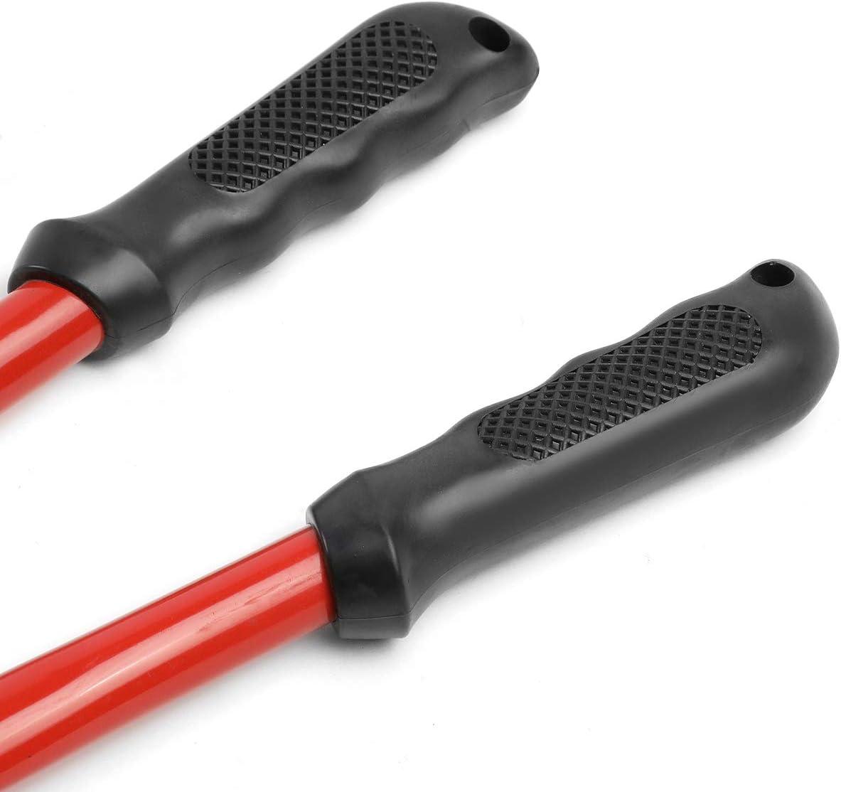 imageDNA Motoring TOOLS00106 HighLeverage Ratchet Cutter 1878 Inches PVC Pipe Cutter wStainless Steel BladesBolt Cutter