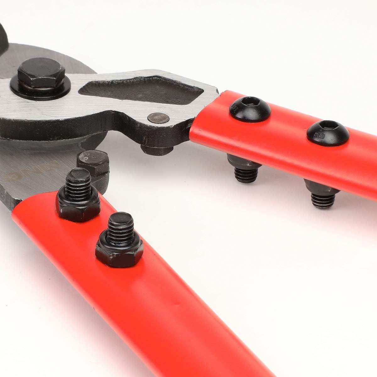 imageDNA Motoring TOOLS00106 HighLeverage Ratchet Cutter 1878 Inches PVC Pipe Cutter wStainless Steel BladesCable Cutter