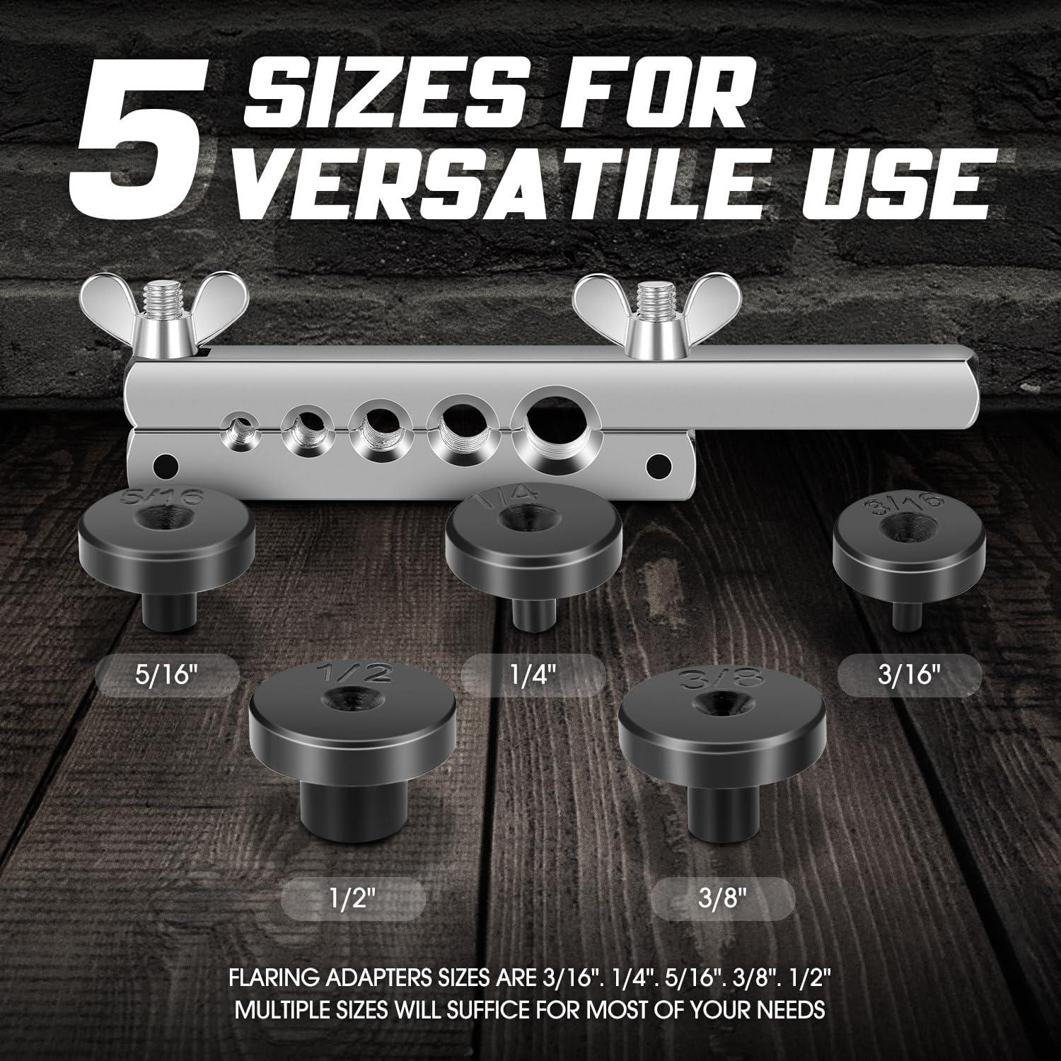 imageDNA Motoring TOOLS00106 HighLeverage Ratchet Cutter 1878 Inches PVC Pipe Cutter wStainless Steel BladesUpgraded Brake Line Kit