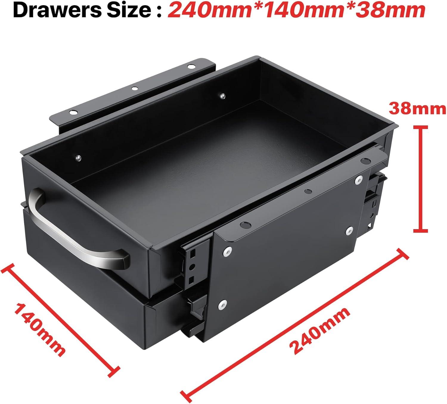 imageDNA Motoring TOOLS00197 Round Mechanics Roller Seat Creeper Stool With Padded Cushion Tool Storage Drawer ampamp Tray 300 Lbs Max Weight CapacityRed  Black