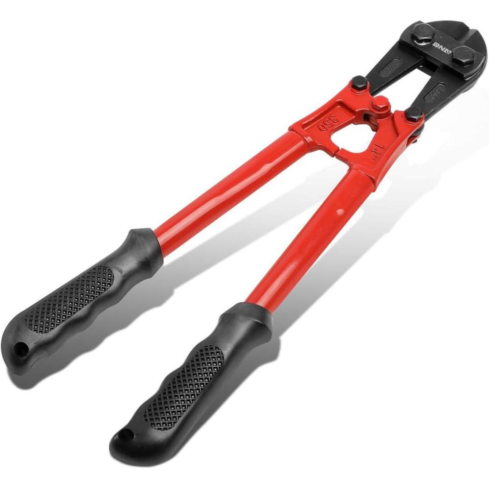 imageDNA Motoring TOOLS00106 HighLeverage Ratchet Cutter 1878 Inches PVC Pipe Cutter wStainless Steel BladesBolt Cutter