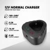 DNA MOTORING TOOLS-00179 12V Lithium-Ion Battery Normal Charger for Power Tool, with LED Indicator, 3-5HR Charging Time