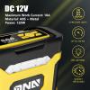 DNA MOTORING TOOLS-00210 Red 12V DC Digital Tire Inflator Portable Air Compressor with Pressure Gauge for Cars, Bicycles, Motorcycles,Balls(Yellow)