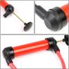 DNA Motoring TOOLS-00025 Portable Oil & Gas Siphon Pump Transfer Kit, Includes Hose and Tool Set, Multipurpose Air Pump, 1 Set, Red