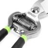 DNA Motoring TOOLS-00112 Heavy Duty Steel Curved Blade Pruners, 1 Inch, Garden Pruners with Steel Blade Design, Green/Black Vinyl Grips Handle(Garden Pruner)