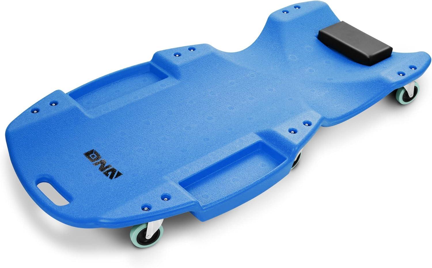 imageDNA MOTORING 36quot L X 17quot W x 425quot H Vehicle Repair Low Profile Automotive Creeper wPadded Headrest Red TOOLS00201Blue