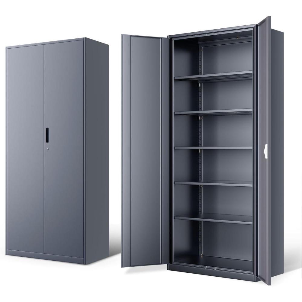 imageDNA MOTORING 5Drawer Rolling Tools Chest Rolling Tool Storage Cabinet Mechanic Tool Cart Trolley Organizer for Garage Warehouse Workshop w Keys Red Upgrade Package TOOLS0000171 GY