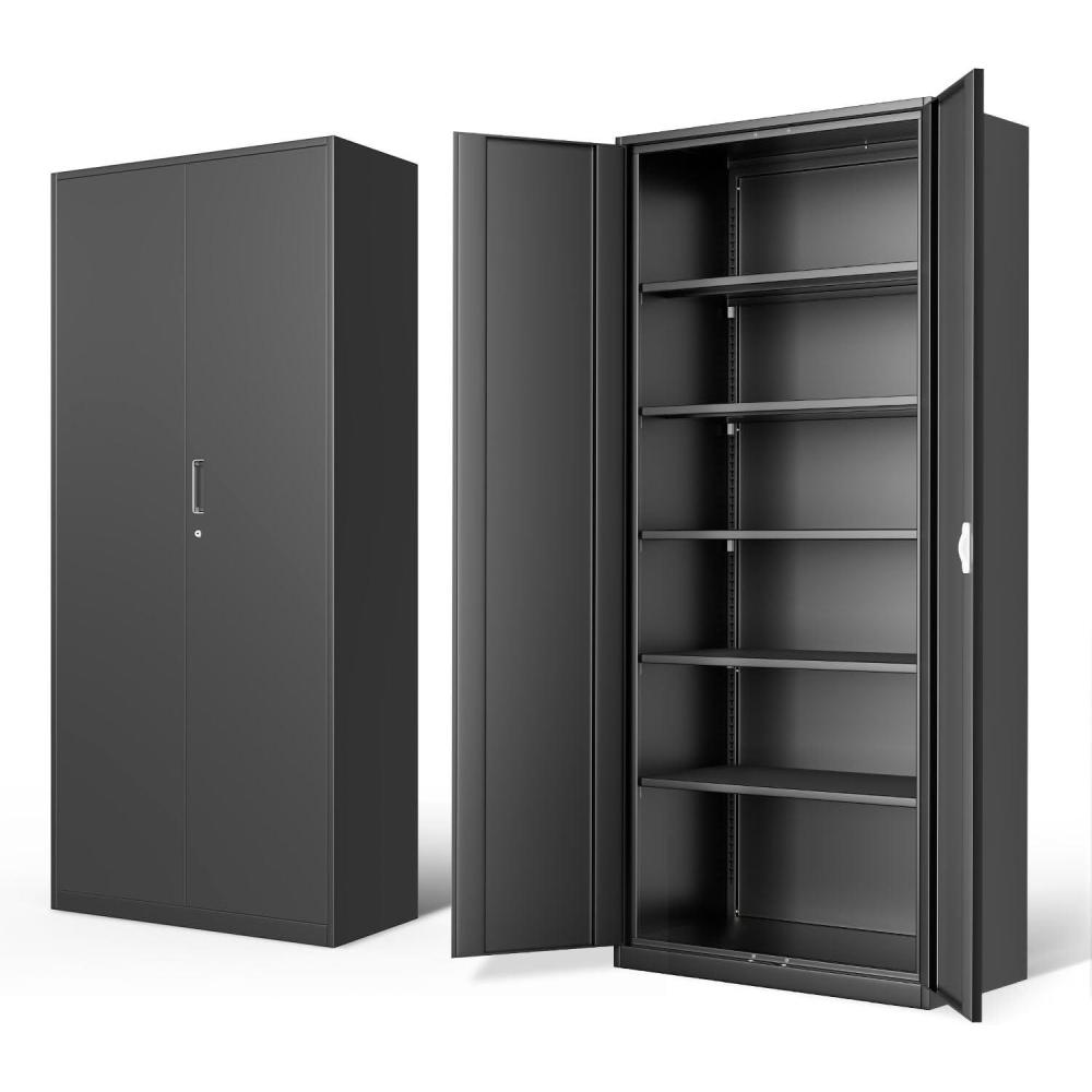 imageDNA MOTORING 5Drawer Rolling Tools Chest Rolling Tool Storage Cabinet Mechanic Tool Cart Trolley Organizer for Garage Warehouse Workshop w Keys Red Upgrade Package TOOLS0000171 BK