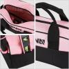 DNA MOTORING 7-Piece Pink Tool Set – Portable Household Hand Tool Kit with Wide Mouth Canvas Storage Bag for DIY Home Repairing, Gift for Women Girls Ladies, TOOLS-00203(7pcs Pink)