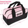 DNA MOTORING 7-Piece Pink Tool Set – Portable Household Hand Tool Kit with Wide Mouth Canvas Storage Bag for DIY Home Repairing, Gift for Women Girls Ladies, TOOLS-00203(7pcs Pink)