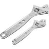 DNA Motoring TOOLS-00046 Adjustable Wrench Spanner – 12 Inch, Vanadium Steel Automotive Repair Tool w/Four-Sided Jaws(8+12 inches)