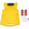 DNA MOTORING 36″ L X 17″ W x 4.25″ H Vehicle Repair Low Profile Automotive Creeper w/Padded Headrest, Red, TOOLS-00201(Yellow)