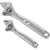 DNA Motoring TOOLS-00046 Adjustable Wrench Spanner – 12 Inch, Vanadium Steel Automotive Repair Tool w/Four-Sided Jaws(8+12 inches)