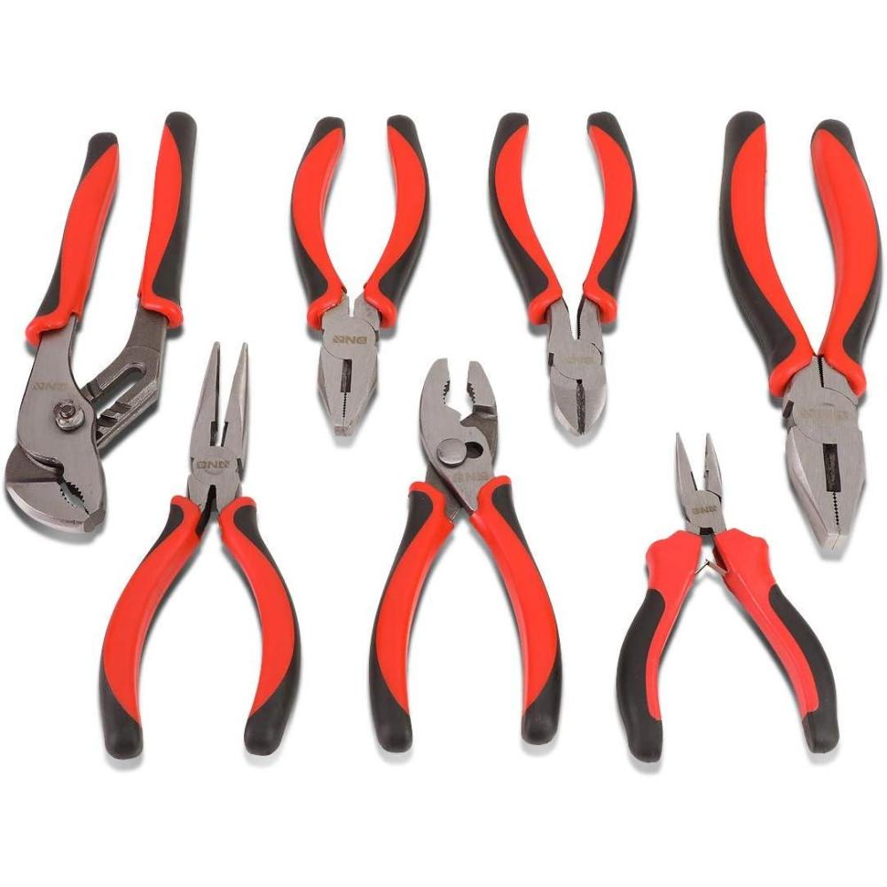imageDNA Motoring TOOLS00064 2 Piece 6quot ampamp 7quot Curved ampamp Straight Jaws Quick Release Locking Plier Wrench Set CarbonAlloy Steel 2 Piece Set7 PCS