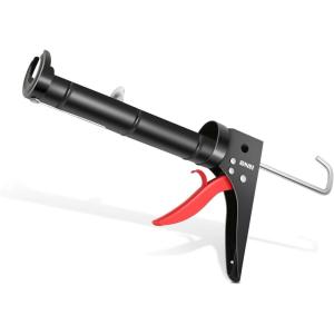 DNA MOTORING TOOLS-00092 Caulk Gun, 9in Standard Size, Heavy Duty, Steel, Smooth