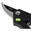 DNA Motoring TOOLS-00113 Green Bypass Garden Pruner – 7 in., Heavy Duty Plant Cutter Tool w/Steel Thumb Lock, Blade Lock
