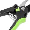 DNA Motoring TOOLS-00113 Green Bypass Garden Pruner – 7 in., Heavy Duty Plant Cutter Tool w/Steel Thumb Lock, Blade Lock