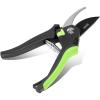 DNA Motoring TOOLS-00113 Green Bypass Garden Pruner – 7 in., Heavy Duty Plant Cutter Tool w/Steel Thumb Lock, Blade Lock